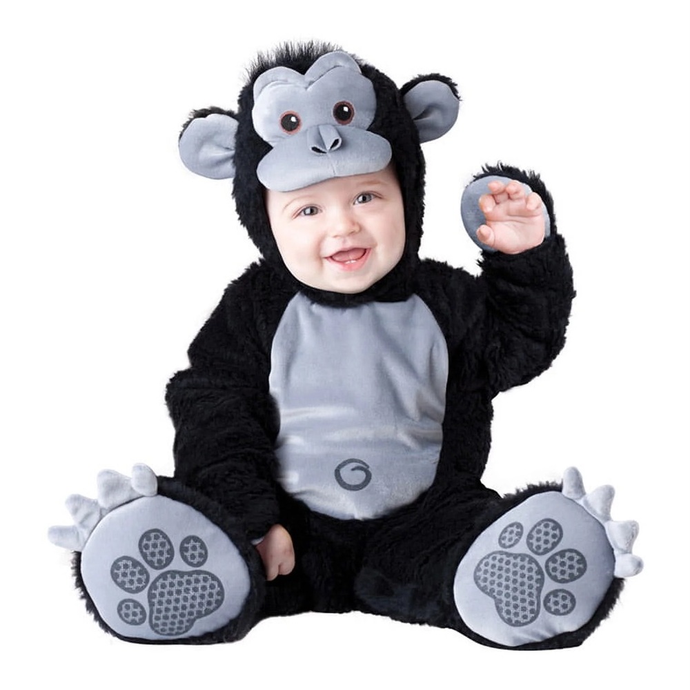 Baby Black and Gray Monkey Costume - Kids Costume